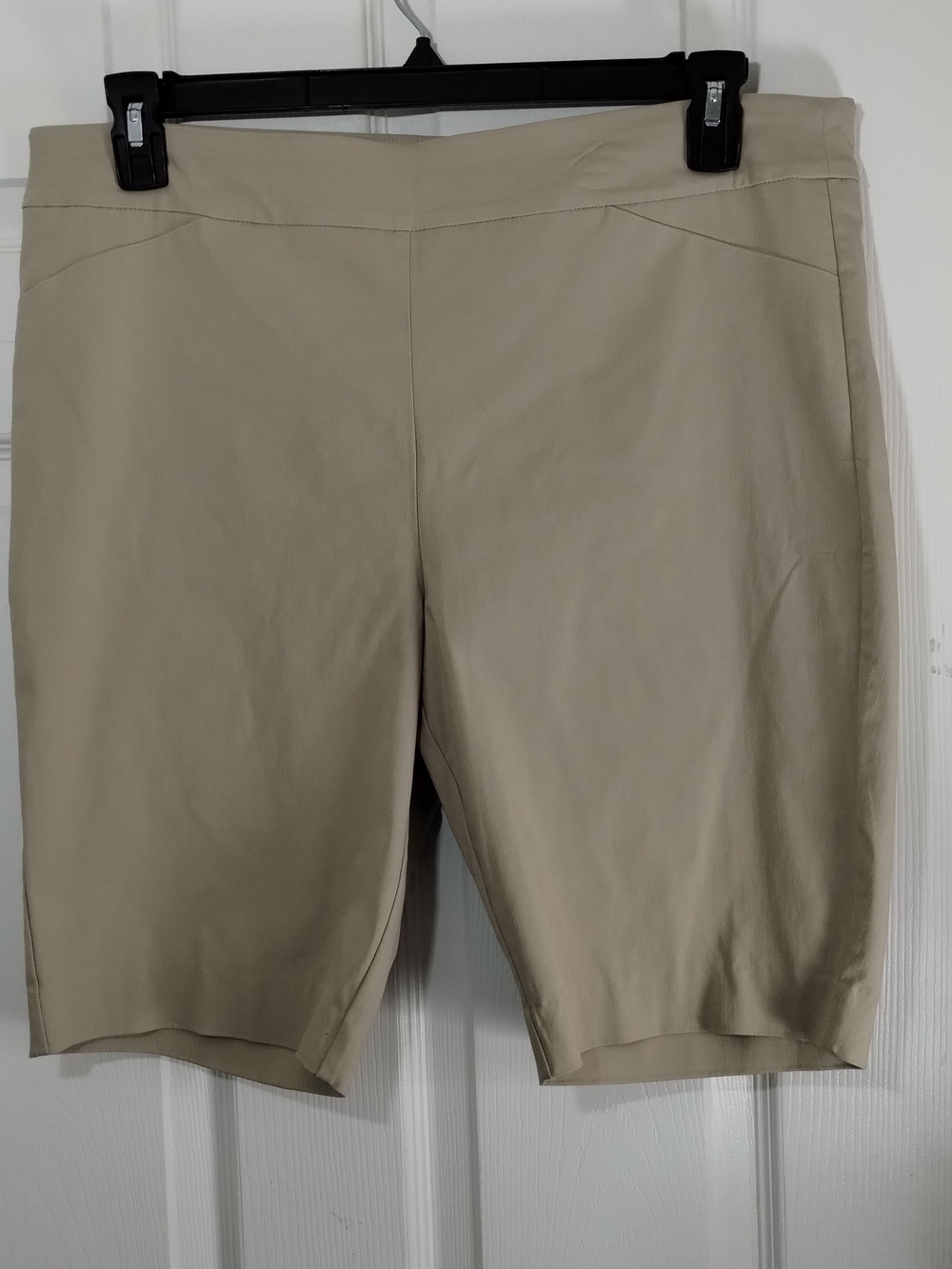 Charter Club Tan Stretch Bermuda Petite Shorts